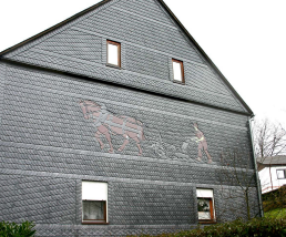 Schieferfassaden – Modernes Wohnhaus